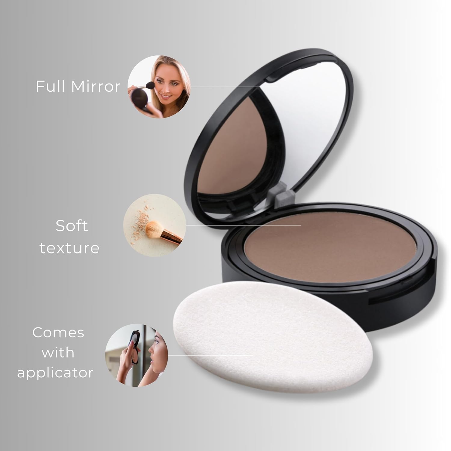 HD Powder With Mirror And Sponge